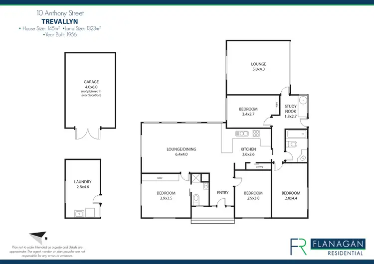 Floorplan of Homely house listing, 10 Anthony Street, Trevallyn TAS 7250