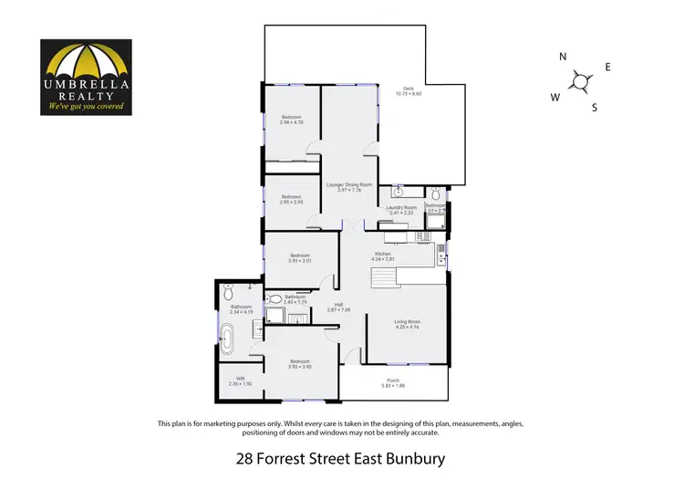 Floorplan of Homely house listing, 28 Forrest St, East Bunbury WA 6230