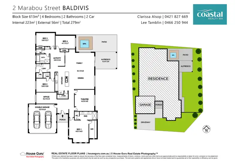 Floorplan of Homely house listing, 2 Marabou St, Baldivis WA 6171