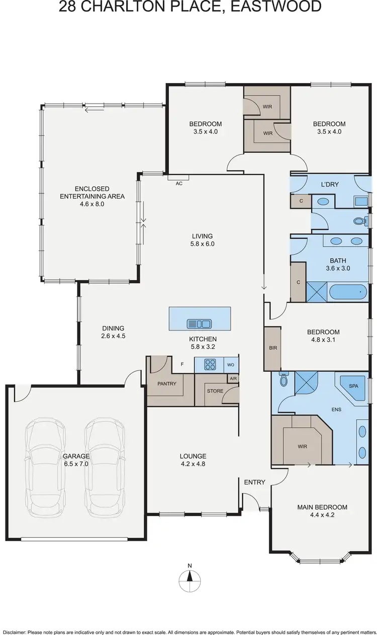 Floorplan of Homely house listing, 28 Charlton Pl, Eastwood VIC 3875
