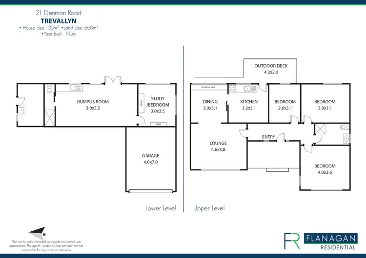Floorplan of Homely house listing, 21 Denman Rd, Trevallyn TAS 7250