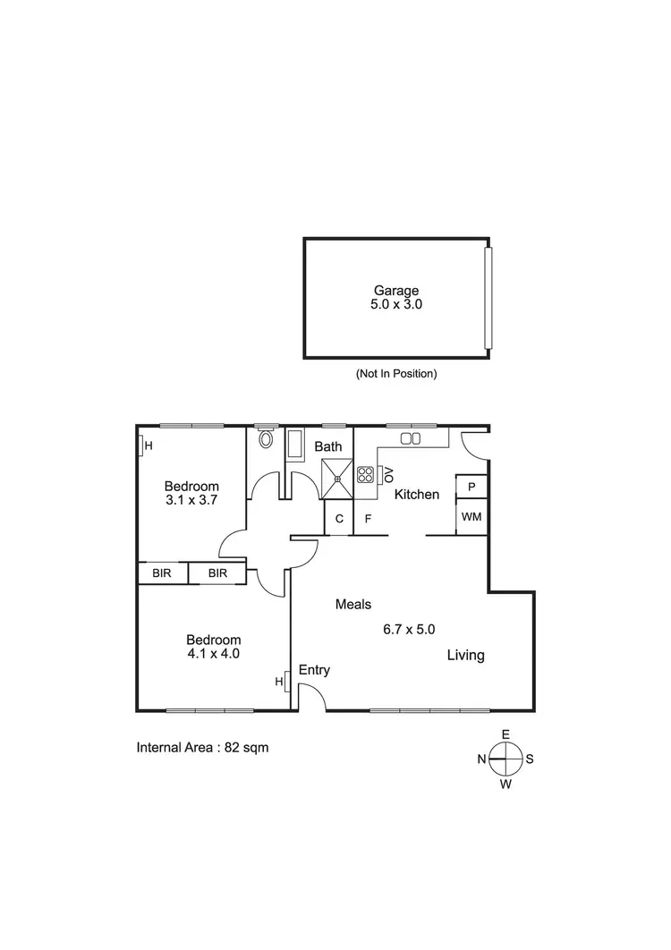 Floorplan of Homely unit listing, Unit 4/123 Dendy St, Brighton East VIC 3187