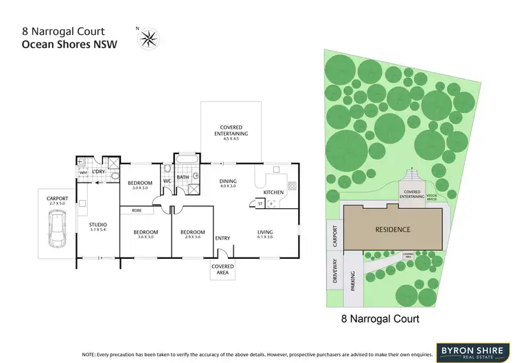 Floorplan of Homely house listing, 8 Narrogal Court, Ocean Shores NSW 2483