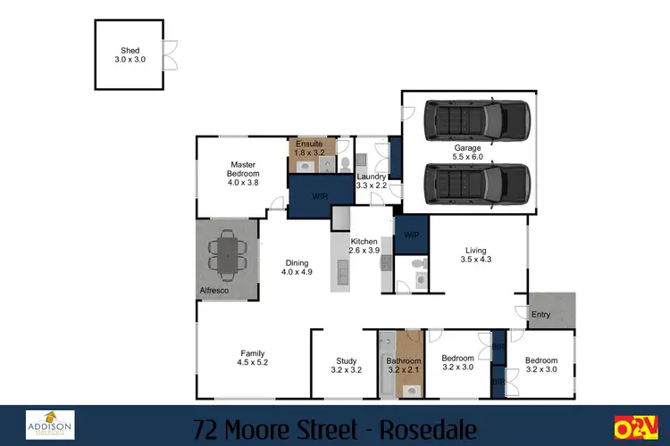 Floorplan of Homely house listing, 72 Moore Street St, Rosedale VIC 3847