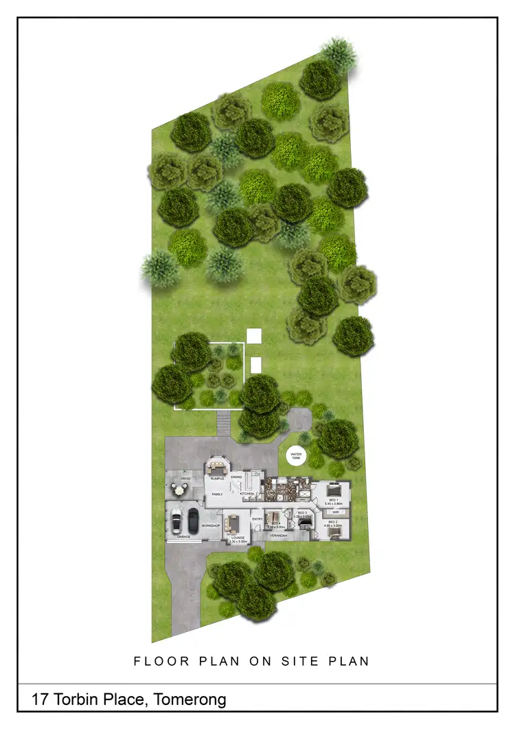 Floorplan of Homely house listing, 17 Torbin Pl, Tomerong NSW 2540