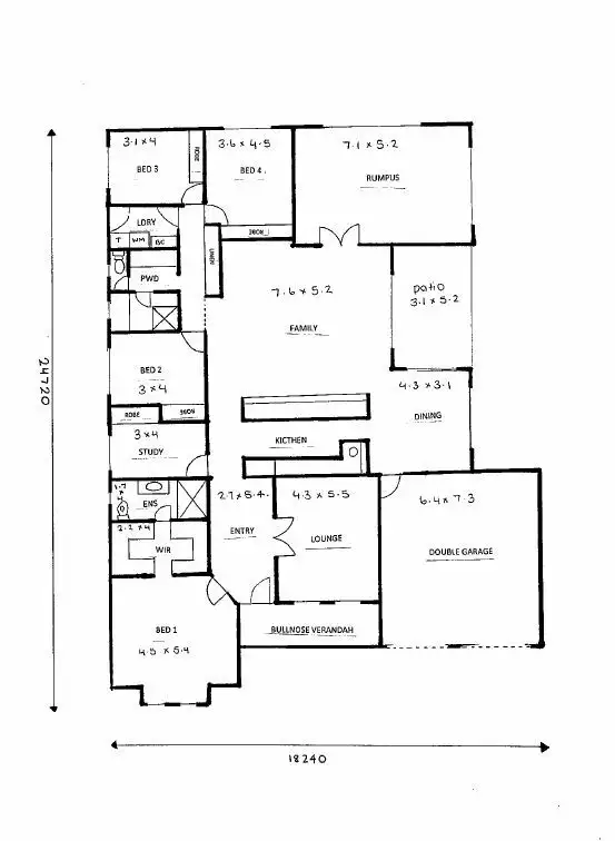 Floorplan of Homely house listing, 18 Camporeale Drive, Port Pirie SA 5540