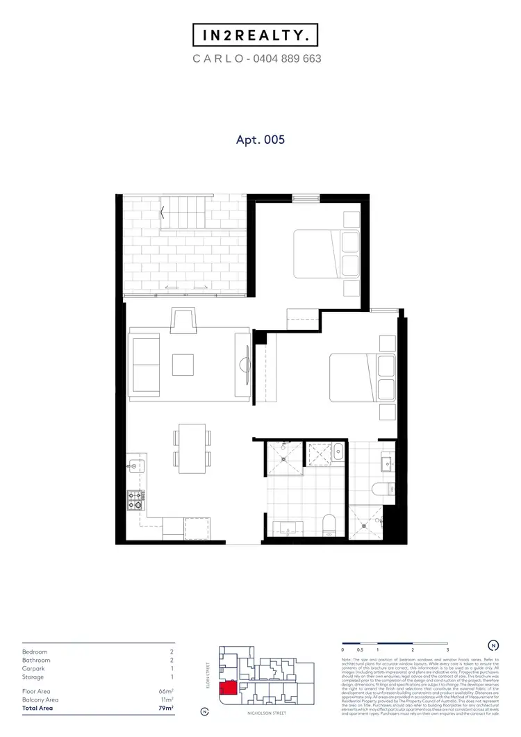 Floorplan of Homely apartment listing, G05/8 Elgin St, Carlton VIC 3053