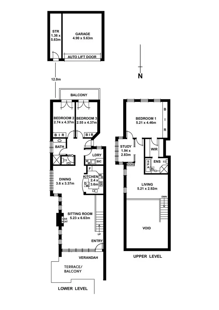 Floorplan of Homely apartment listing, Unit 2/141 East Tce, Adelaide SA 5000