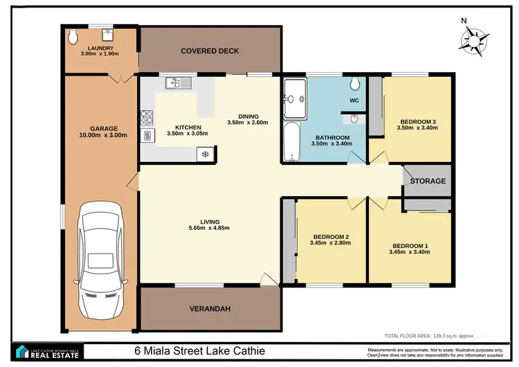 Floorplan of Homely house listing, 6 Miala Street, Lake Cathie NSW 2445