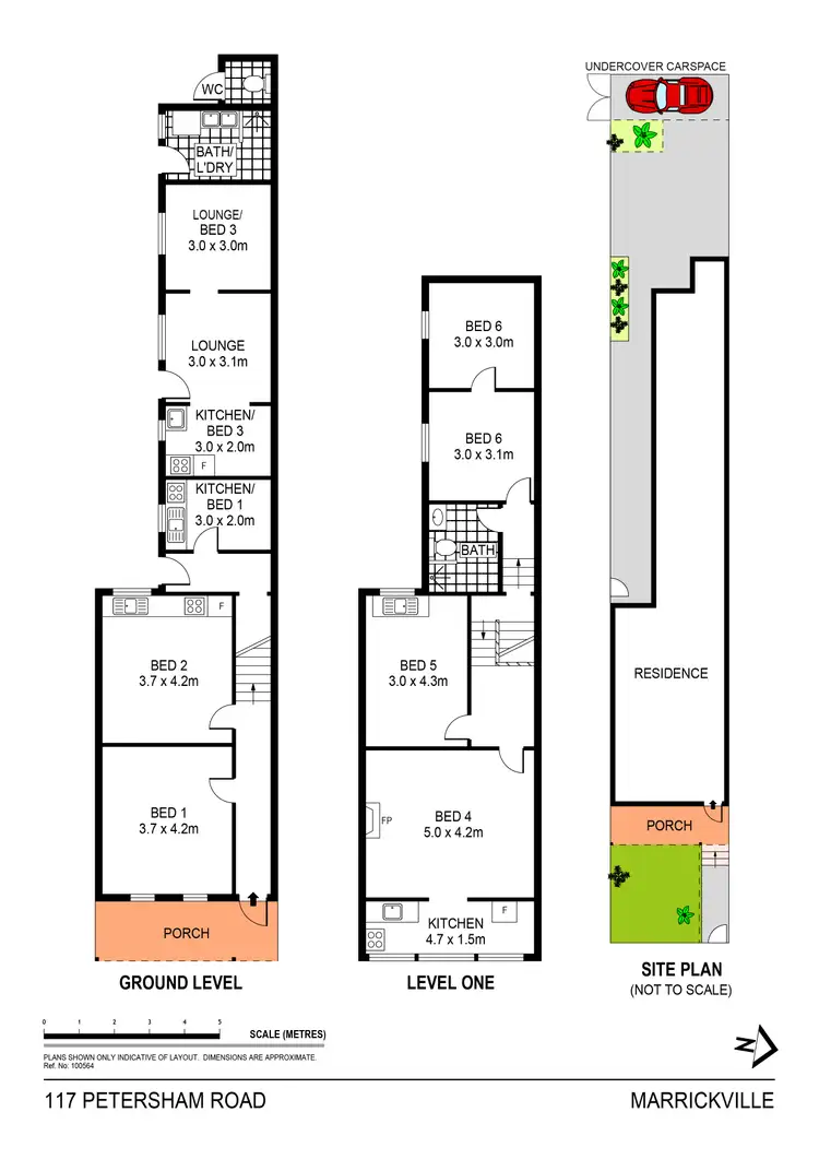 Floorplan of Homely house listing, 117 Petersham Road, Marrickville NSW 2204