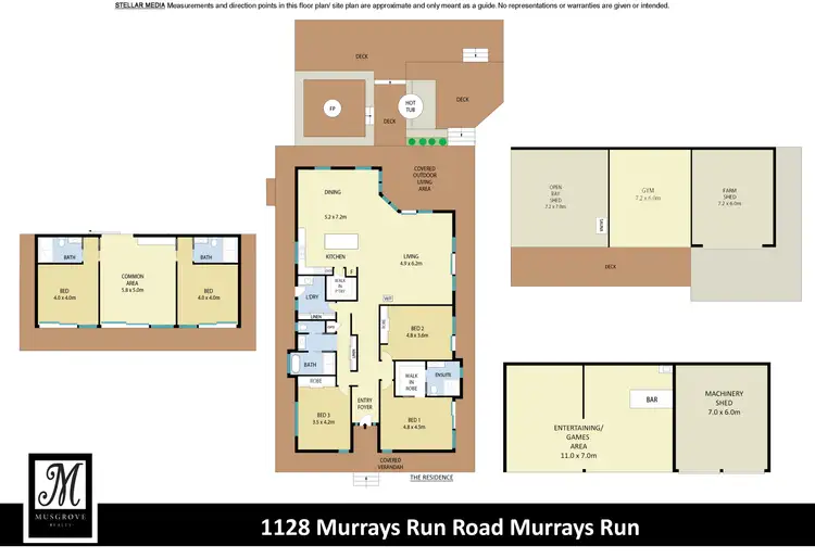 Floorplan of Homely rural property listing, 1128 Murrays Run Road, Laguna NSW 2325