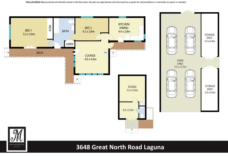 Floorplan of Homely rural property listing, 3648 Great North Rd, Laguna NSW 2325