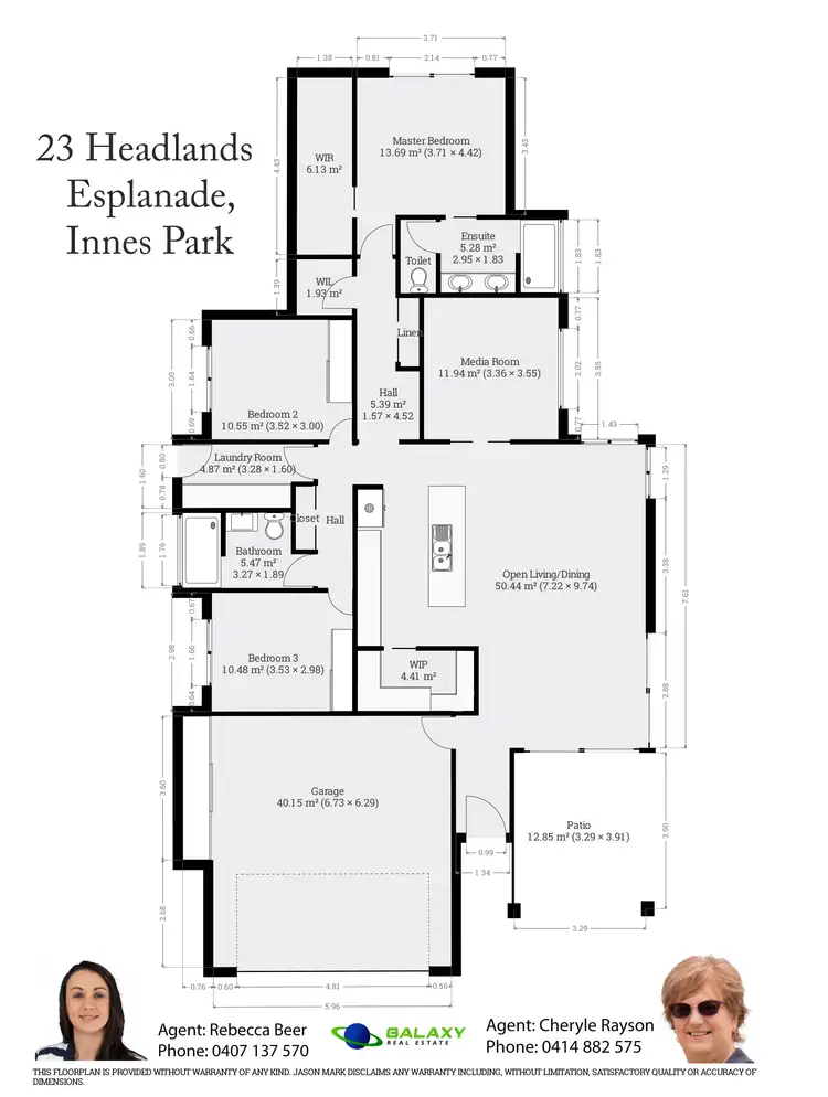 Floorplan of Homely house listing, 23 Headlands Esp, Innes Park QLD 4670