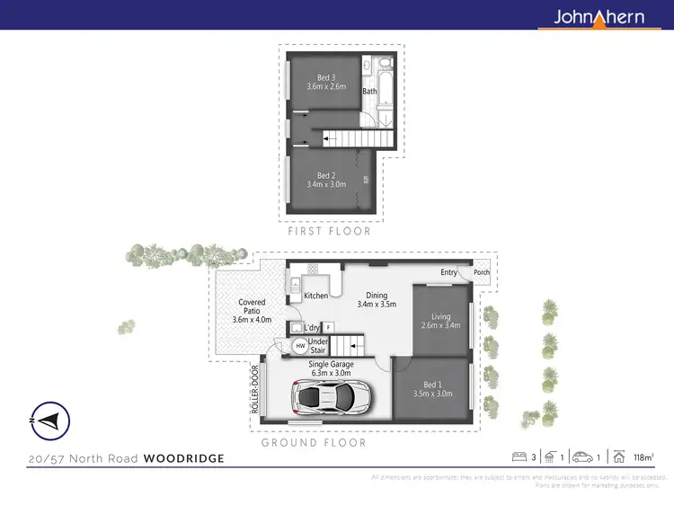 Floorplan of Homely townhouse listing, Unit 20/57 North Rd, Woodridge QLD 4114