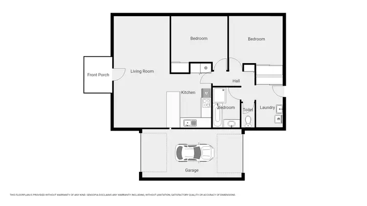 Floorplan of Homely unit listing, Unit 4/7 Scallan St, Stawell VIC 3380