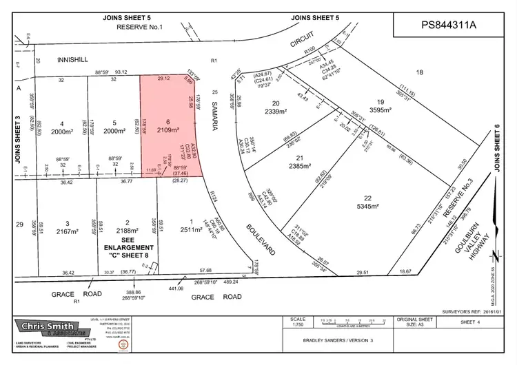 Floorplan of Homely land listing, Lot 6 Innishill Circuit, Shepparton North VIC 3631
