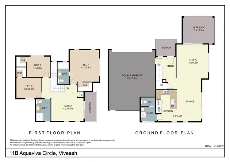 Floorplan of Homely house listing, 11B Aquaviva Cir, Viveash WA 6056