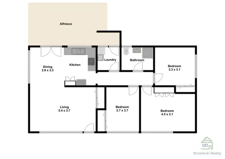 Floorplan of Homely house listing, 16 Somerville Ct, Moe VIC 3825