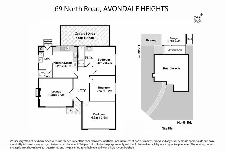 Floorplan of Homely house listing, 69 North Road, Avondale Heights VIC 3034
