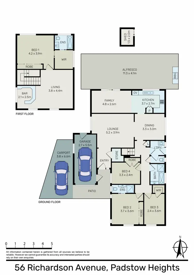 Floorplan of Homely house listing, 56 Richardson Ave, Padstow Heights NSW 2211