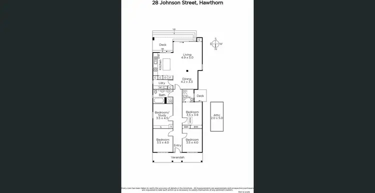 Floorplan of Homely house listing, 28 Johnson St, Hawthorn VIC 3122