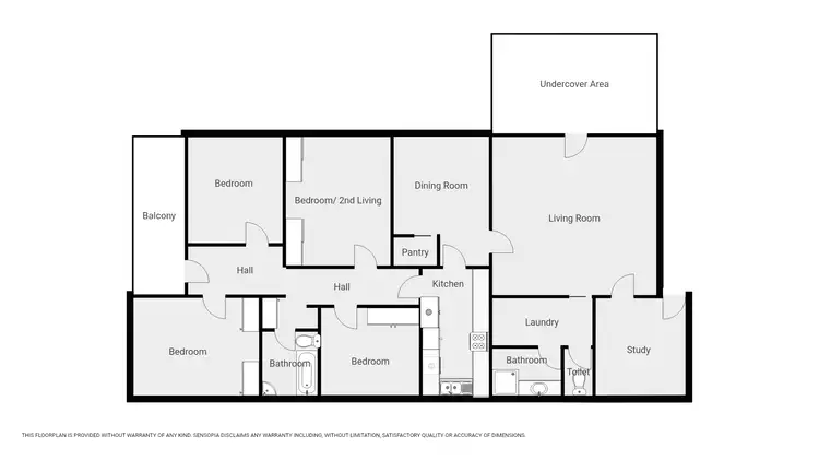Floorplan of Homely house listing, 44 Wakeham St, Stawell VIC 3380