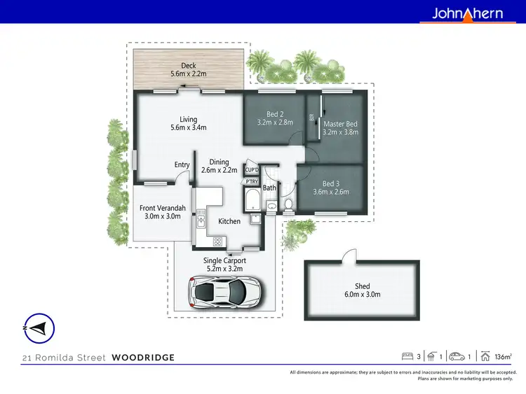 Floorplan of Homely house listing, 21 Romilda St, Woodridge QLD 4114