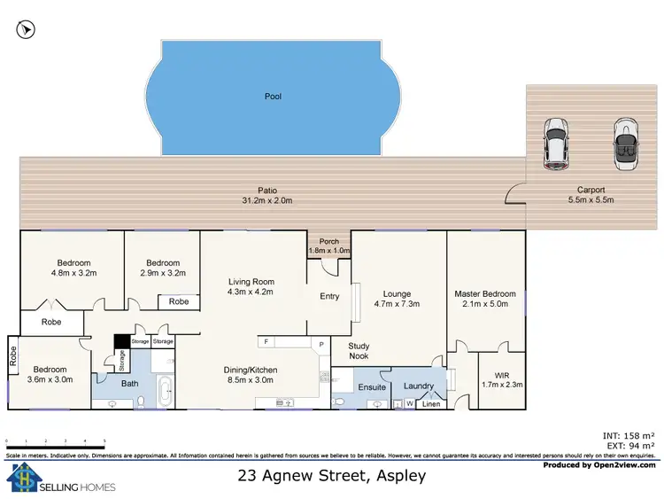 Floorplan of Homely house listing, 23 Agnew St, Aspley QLD 4034