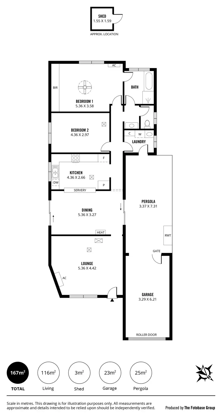 Floorplan of Homely house listing, 5B O'Leary Ct, Newton SA 5074