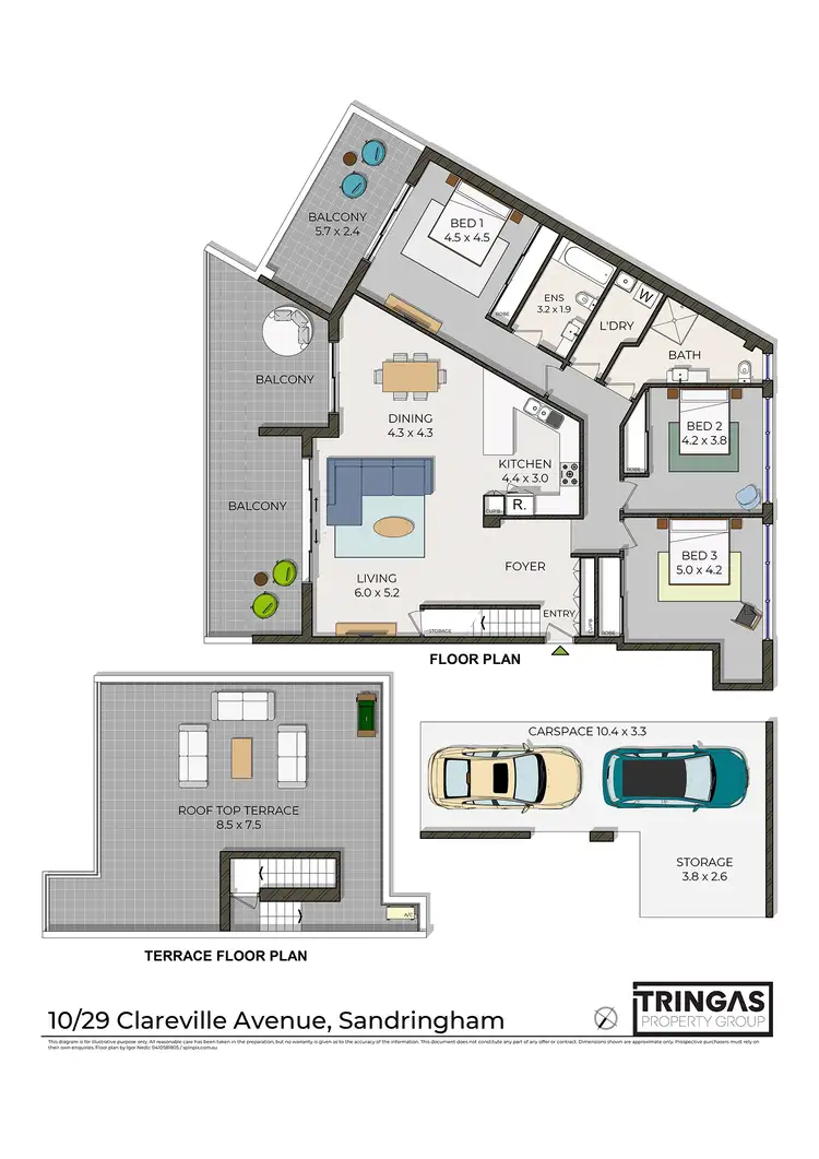 Floorplan of Homely unit listing, Unit 10/29 Clareville Ave, Sandringham NSW 2219