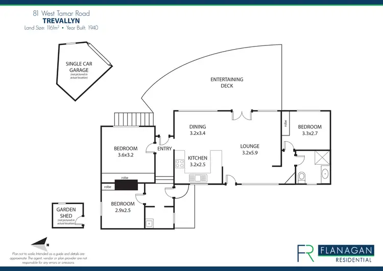 Floorplan of Homely house listing, 81 West Tamar Rd, Trevallyn TAS 7250