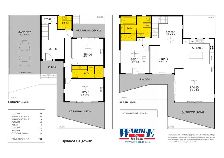 Floorplan of Homely house listing, 3 Esplanade, Balgowan SA 5573