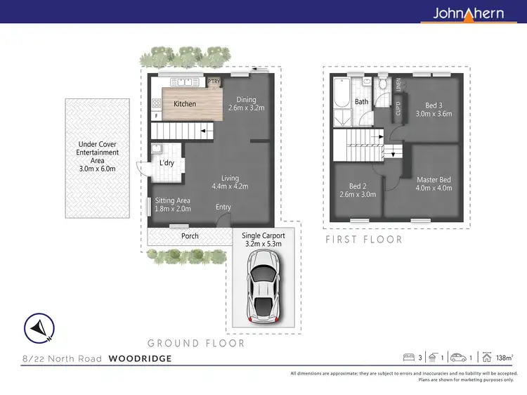 Floorplan of Homely townhouse listing, 8/22 North Rd, Woodridge QLD 4114
