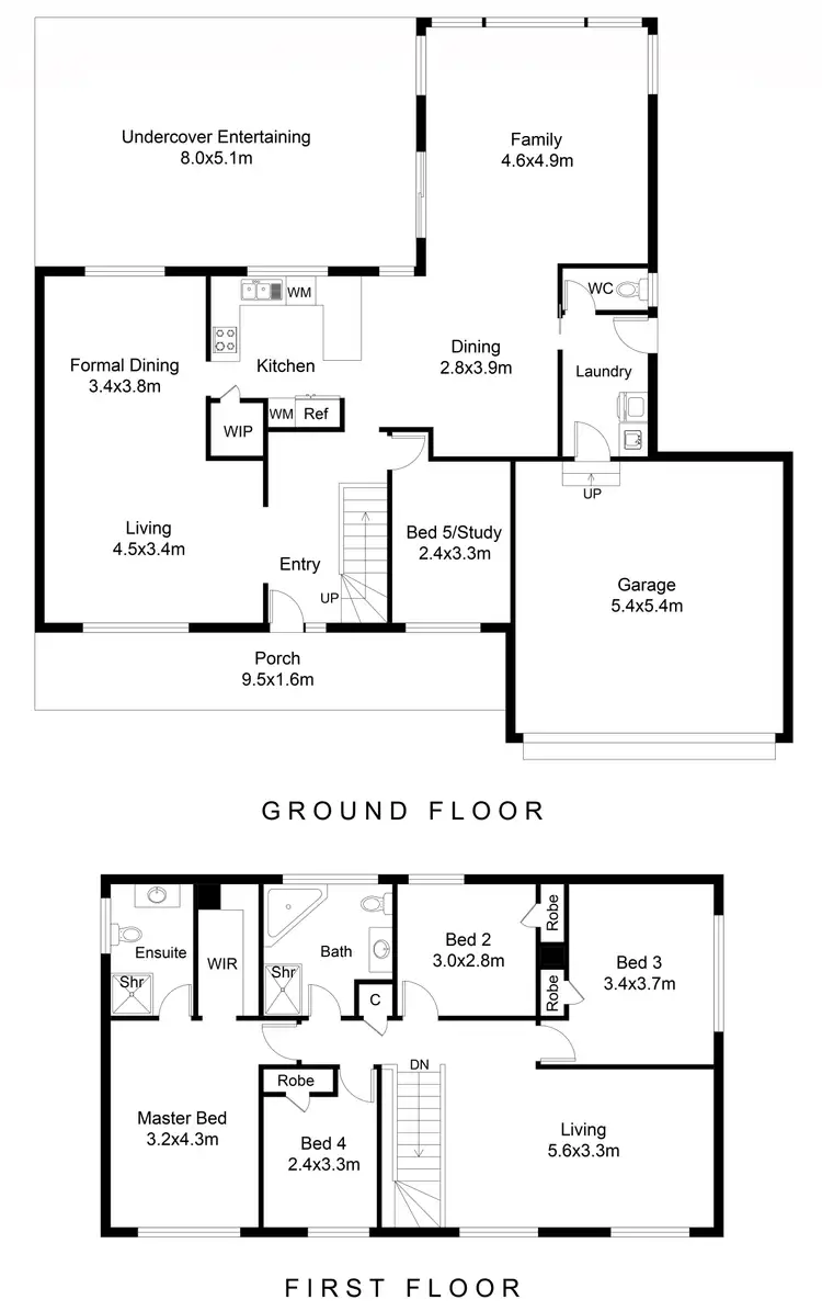 Floorplan of Homely house listing, 17A Beatty Rd, Wentworth Falls NSW 2782