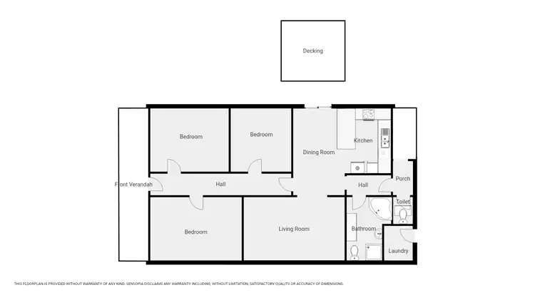 Floorplan of Homely house listing, 72 Wakeham St, Stawell VIC 3380