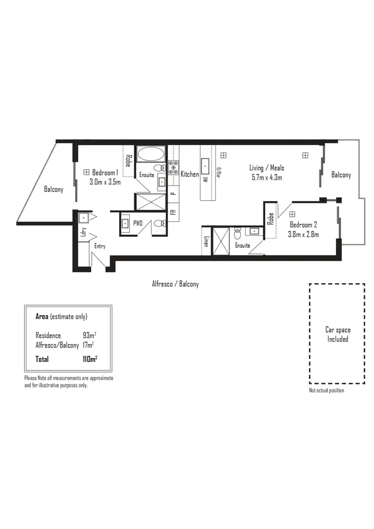 Floorplan of Homely apartment listing, Unit 24/19 Hindmarsh Tce, Lightsview SA 5085