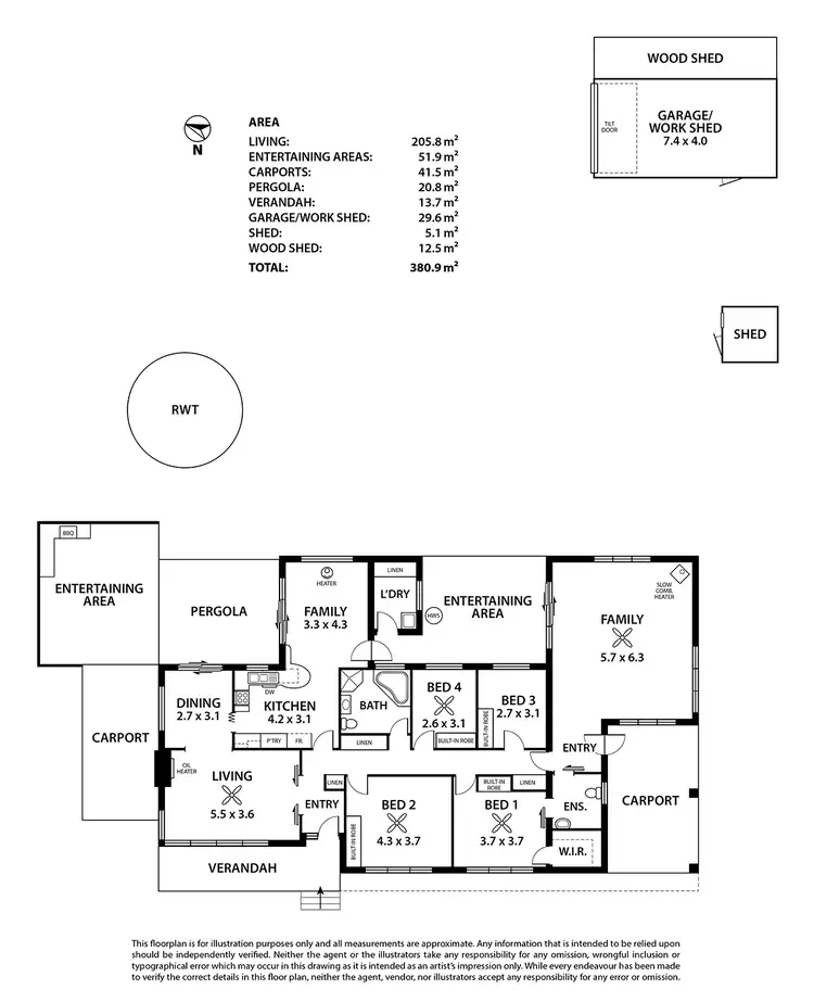 Floorplan of Homely house listing, 17 Molens Rd, Hahndorf SA 5245