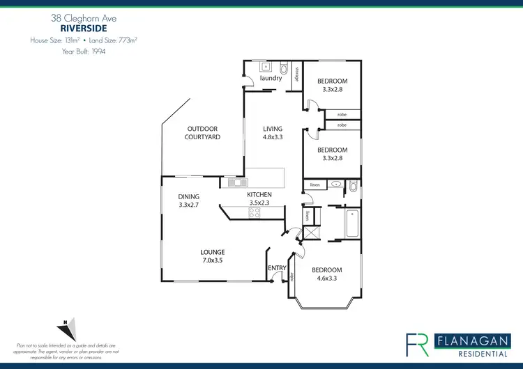 Floorplan of Homely house listing, 38 Cleghorn Ave, Riverside TAS 7250