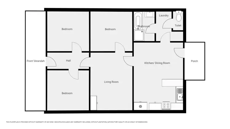 Floorplan of Homely house listing, 65 Patrick St, Stawell VIC 3380
