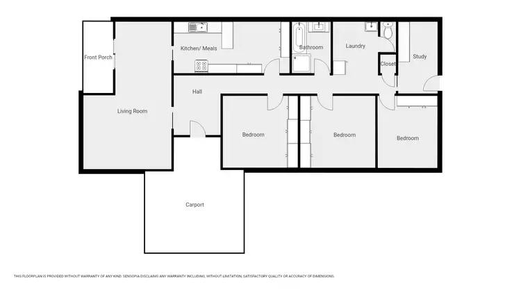 Floorplan of Homely house listing, 14 Scotland Pl, Stawell VIC 3380
