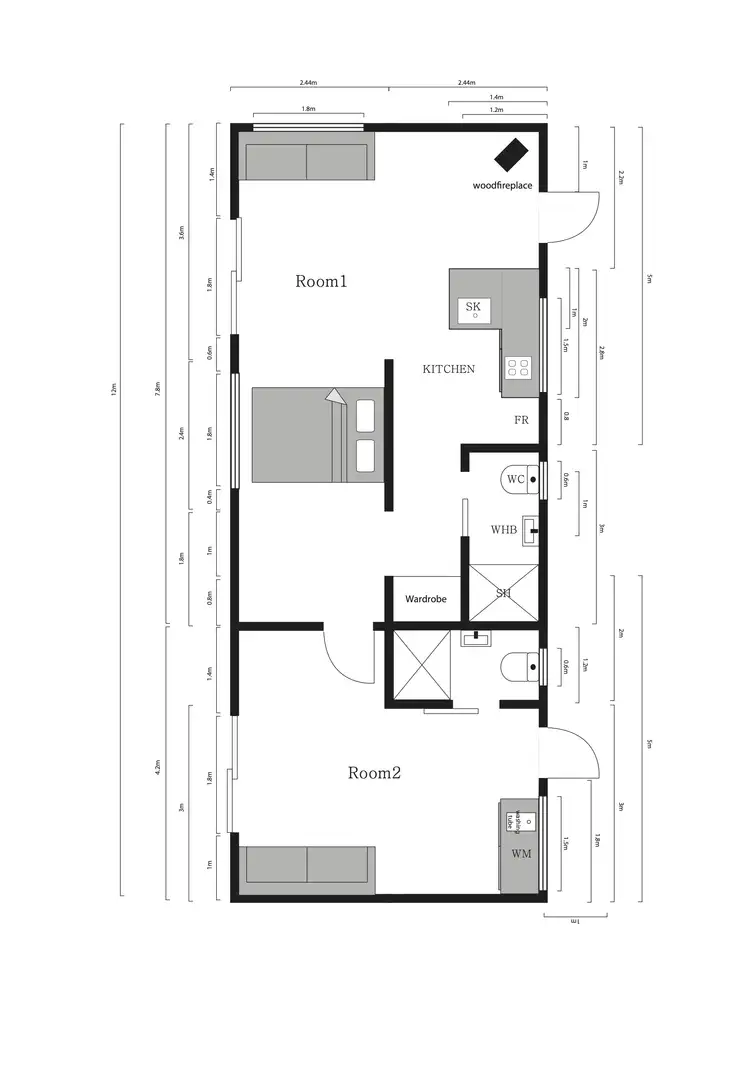 Floorplan of Homely land listing, 6 Angorra St, Russell Island QLD 4184