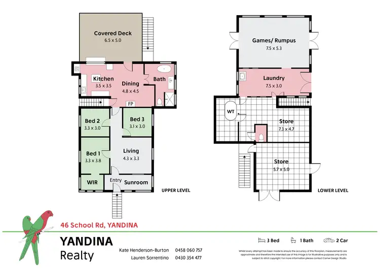 Floorplan of Homely house listing, 46 School Rd, Yandina QLD 4561