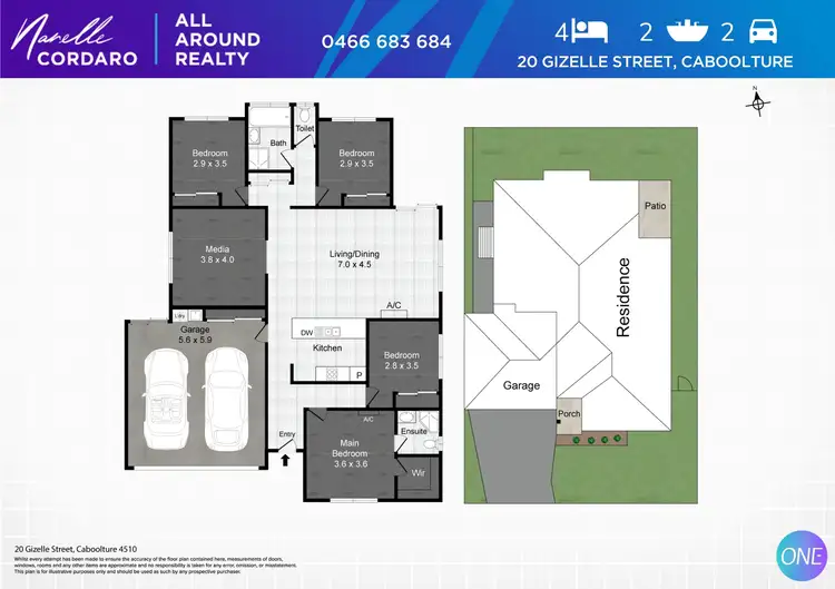 Floorplan of Homely house listing, 20 Gizelle St, Caboolture QLD 4510