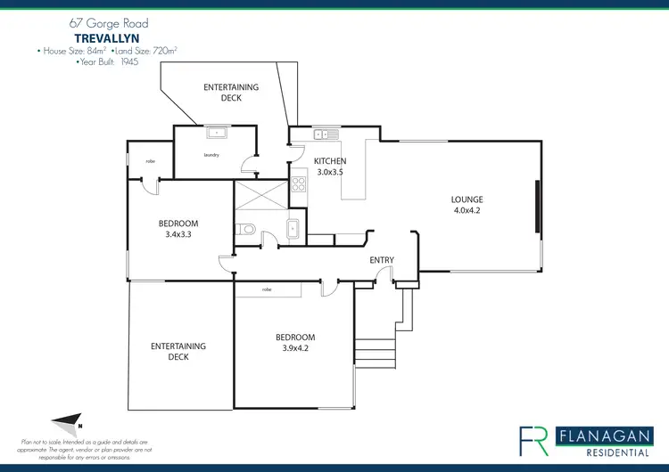 Floorplan of Homely house listing, 67 Gorge Rd, Trevallyn TAS 7250