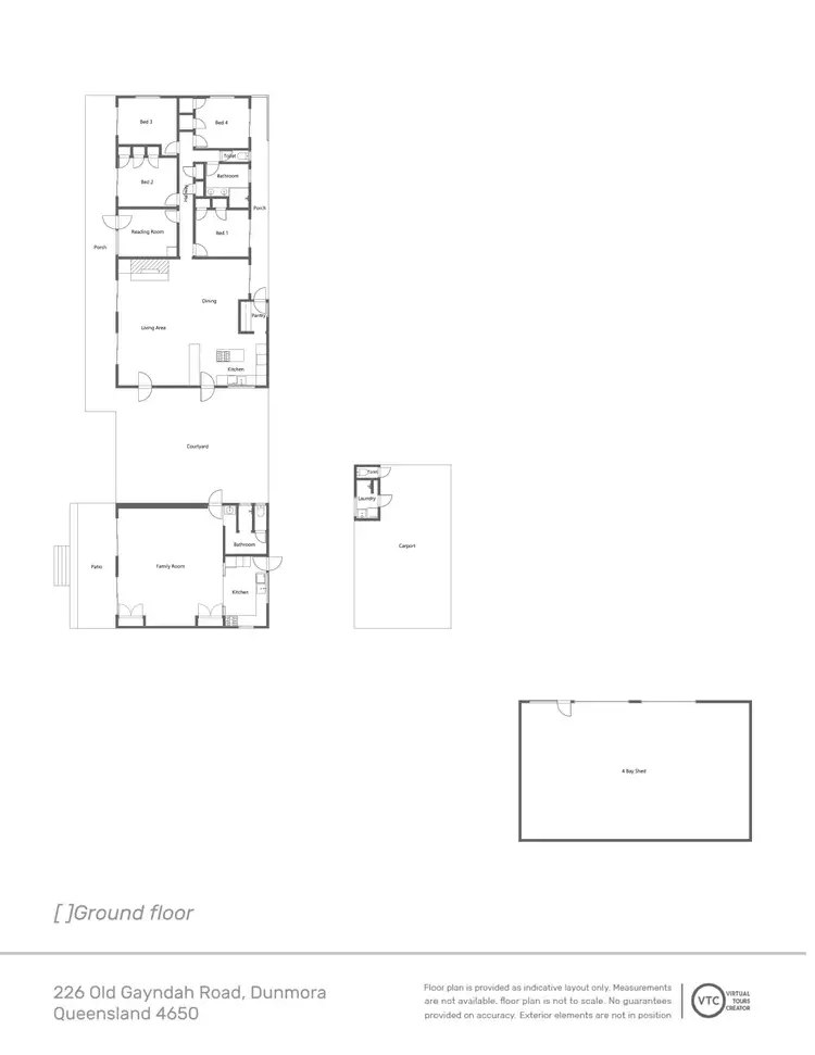 Floorplan of Homely house listing, 226 Old Gayndah Rd, Dunmora QLD 4650