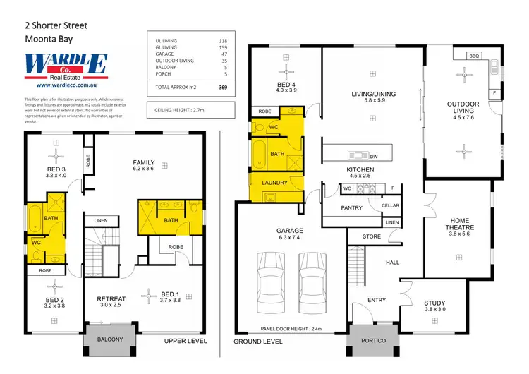 Floorplan of Homely house listing, 2 Shorter St, Moonta Bay SA 5558