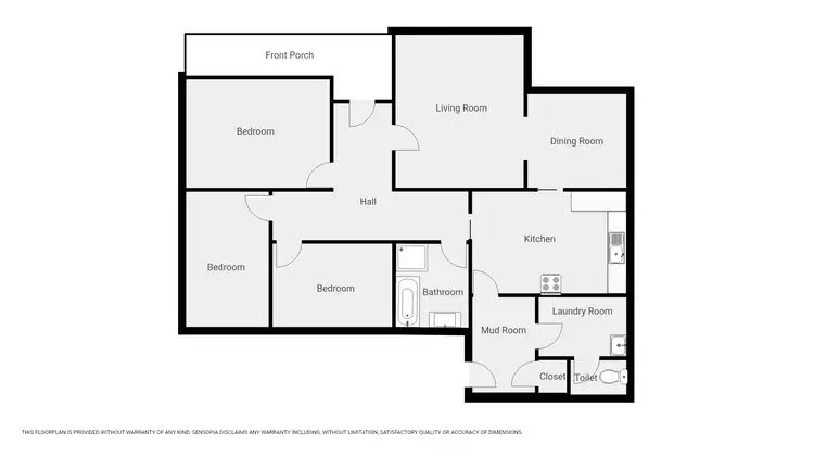 Floorplan of Homely house listing, 35 Campbell St, Stawell VIC 3380
