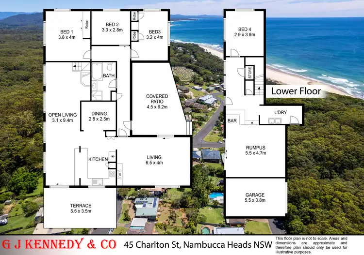 Floorplan of Homely house listing, 45 Charlton St, Nambucca Heads NSW 2448