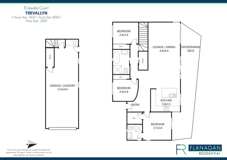 Floorplan of Homely house listing, 8 Levella Ct, Trevallyn TAS 7250