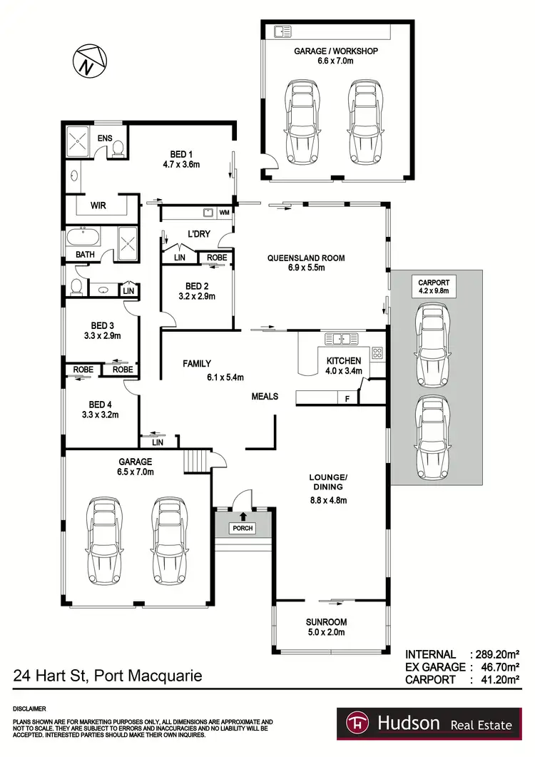 Floorplan of Homely house listing, 24 Hart Street, Port Macquarie NSW 2444